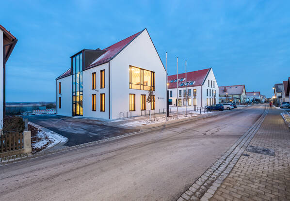 Rathaus Buchdorf Ansicht aussen