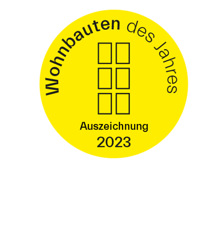 Siegel ausgezeichneter Wohnungsbau